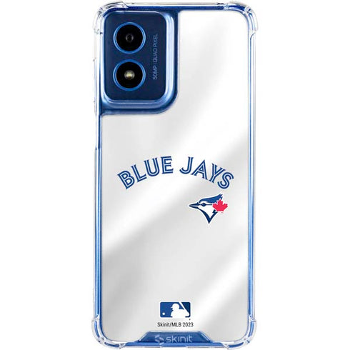 MLB Toronto Blue Jays Jersey Home Moto G Play 4G (2024) Clear Case