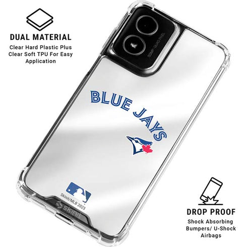 MLB Toronto Blue Jays Jersey Home Moto G Power 5G (2024) Clear Case