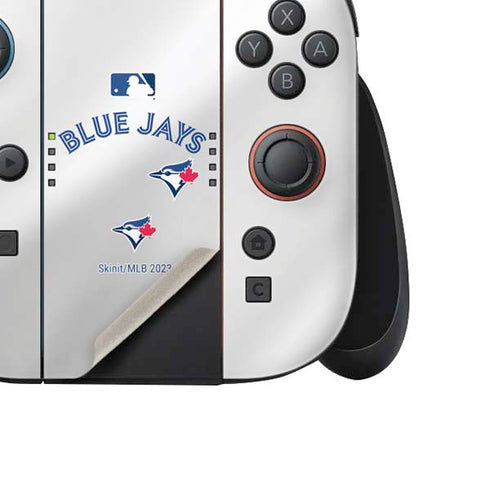 MLB Toronto Blue Jays Jersey Home Nintendo Switch 2 (2025) Joy-Con Controller Skin