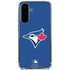 MLB Toronto Blue Jays Solid Distressed Galaxy A36 5G Clear Case