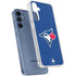 MLB Toronto Blue Jays Solid Distressed Galaxy A55 5G Clear Case