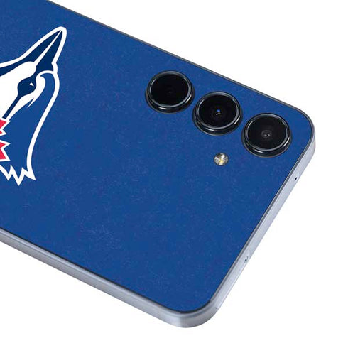 MLB Toronto Blue Jays Solid Distressed Galaxy A55 5G Skin