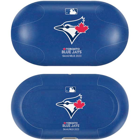 MLB Toronto Blue Jays Solid Distressed Galaxy Buds Plus Skin