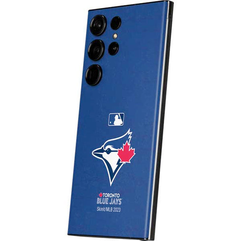 MLB Toronto Blue Jays Solid Distressed Galaxy Skins
