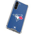 MLB Toronto Blue Jays Solid Distressed Galaxy S24 FE Clear Case