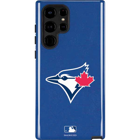 MLB Toronto Blue Jays Solid Distressed Galaxy S25 Ultra Impact Case