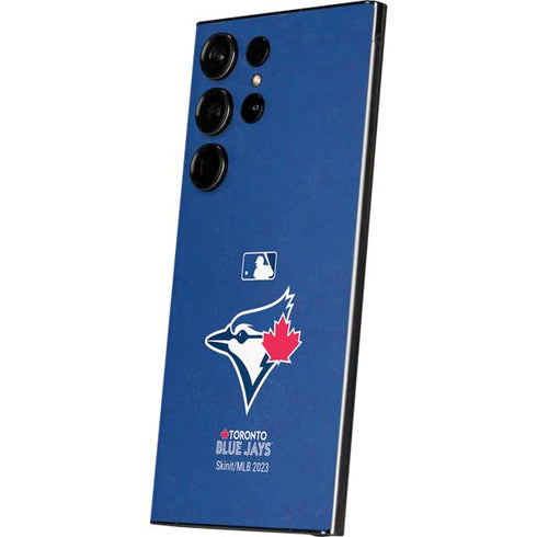MLB Toronto Blue Jays Solid Distressed Galaxy S25 Ultra Skin