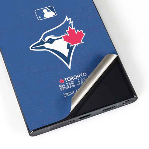 MLB Toronto Blue Jays Solid Distressed Galaxy S24 Ultra Skin