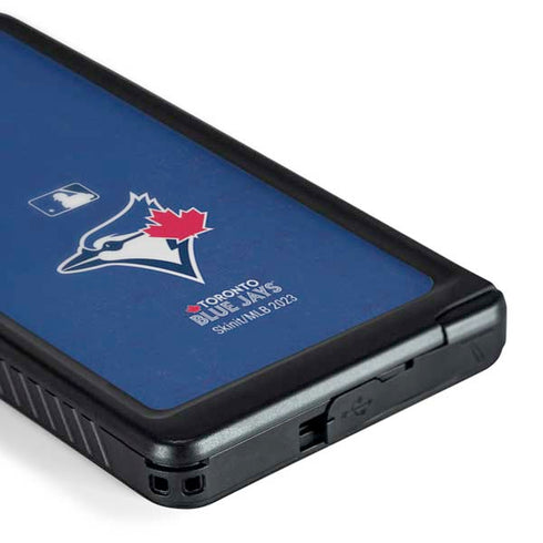 MLB Toronto Blue Jays Solid Distressed Galaxy S24 Ultra Waterproof Case