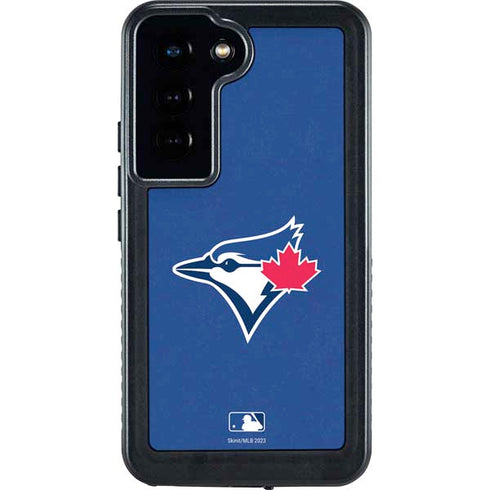 MLB Toronto Blue Jays Solid Distressed Galaxy S24 Waterproof Case