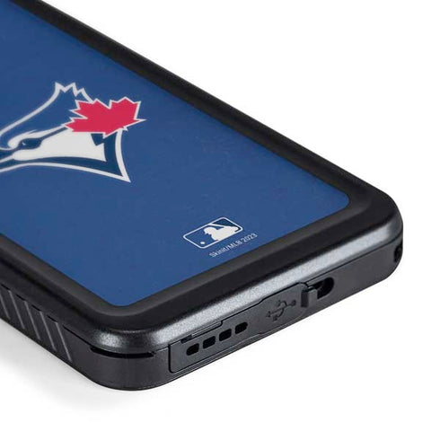 MLB Toronto Blue Jays Solid Distressed Galaxy S24 Waterproof Case