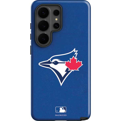 MLB Toronto Blue Jays Solid Distressed Galaxy S26 Ultra Impact Case