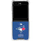 MLB Toronto Blue Jays Solid Distressed Galaxy Z Flip6 Clear Case