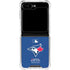 MLB Toronto Blue Jays Solid Distressed Galaxy Z Flip6 Clear Case