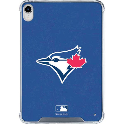 MLB Toronto Blue Jays Solid Distressed iPad 11th Gen (2025) Clear Case