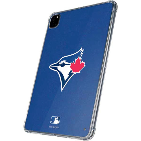 MLB Toronto Blue Jays Solid Distressed iPad Pro 11in (2024) Clear Case