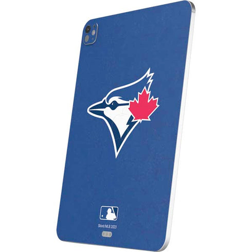 MLB Toronto Blue Jays Solid Distressed iPad Pro 13in M4 (2024) Skin