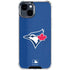 MLB Toronto Blue Jays Solid Distressed iPhone 15 Clear Case