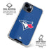 MLB Toronto Blue Jays Solid Distressed iPhone 15 Clear Case