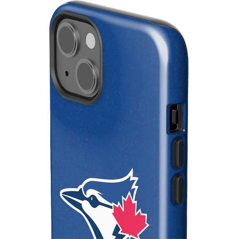 MLB Toronto Blue Jays Solid Distressed iPhone 15 Impact Case