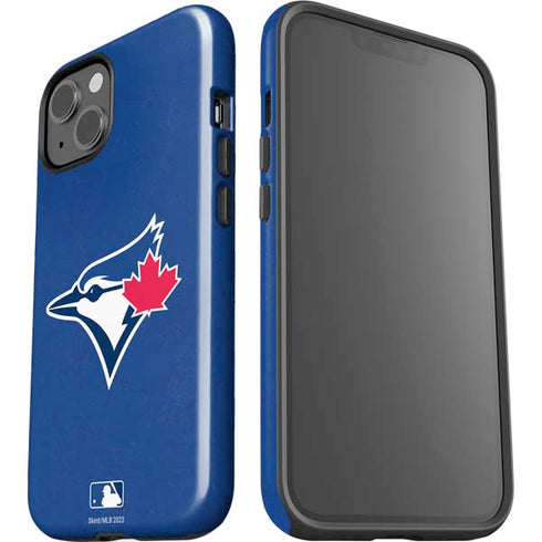 MLB Toronto Blue Jays Solid Distressed iPhone 15 Impact Case