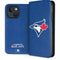 MLB Toronto Blue Jays Solid Distressed iPhone 15 Plus Folio Case