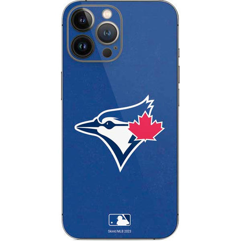 MLB Toronto Blue Jays Solid Distressed iPhone 15 Pro Max Skin
