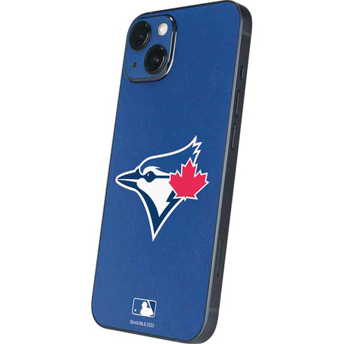MLB Toronto Blue Jays Solid Distressed iPhone 15 Skin