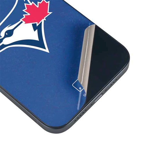 MLB Toronto Blue Jays Solid Distressed iPhone 15 Skin