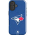 MLB Toronto Blue Jays Solid Distressed iPhone 16 Impact Case
