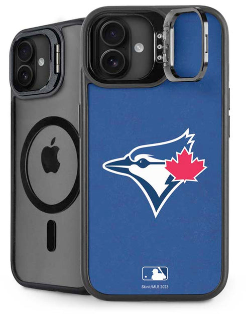MLB Toronto Blue Jays Solid Distressed iPhone 16 Plus Kickstand Case