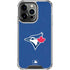 MLB Toronto Blue Jays Solid Distressed iPhone 16 Pro Clear Case