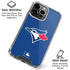 MLB Toronto Blue Jays Solid Distressed iPhone 16 Pro Clear Case