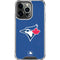 MLB Toronto Blue Jays Solid Distressed iPhone 16 Pro Max Clear Case