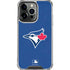 MLB Toronto Blue Jays Solid Distressed iPhone 16 Pro Max Clear Case