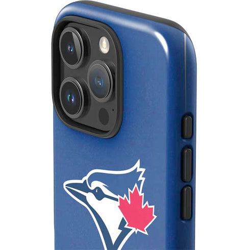 MLB Toronto Blue Jays Solid Distressed iPhone 16 Pro Max Impact Case