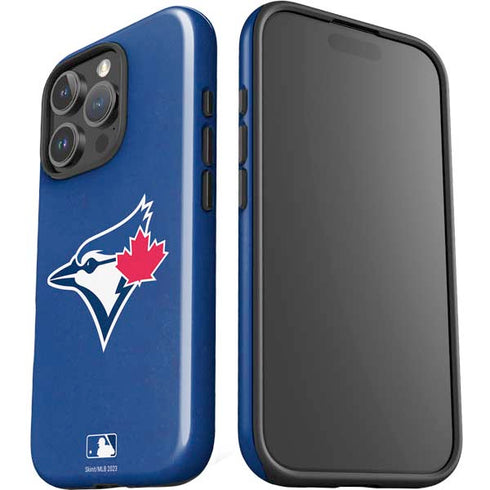 MLB Toronto Blue Jays Solid Distressed iPhone 16 Pro Max Impact Case