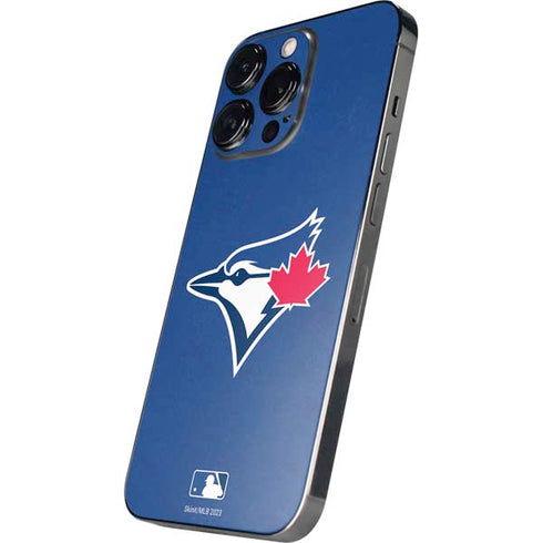 MLB Toronto Blue Jays Solid Distressed iPhone 16 Pro Skin