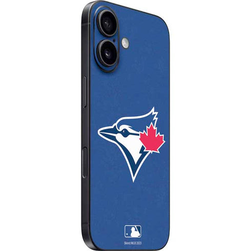 MLB Toronto Blue Jays Solid Distressed iPhone 16 Skin