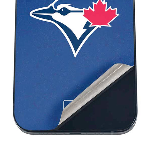 MLB Toronto Blue Jays Solid Distressed iPhone 16 Skin