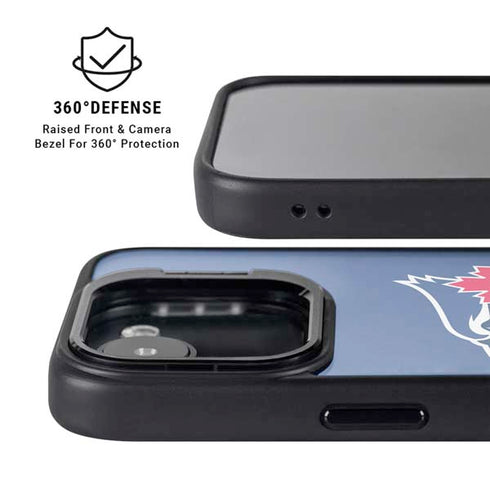 MLB Toronto Blue Jays Solid Distressed iPhone 16e Kickstand Case