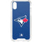 MLB Toronto Blue Jays Solid Distressed iPhone XS Clear Case