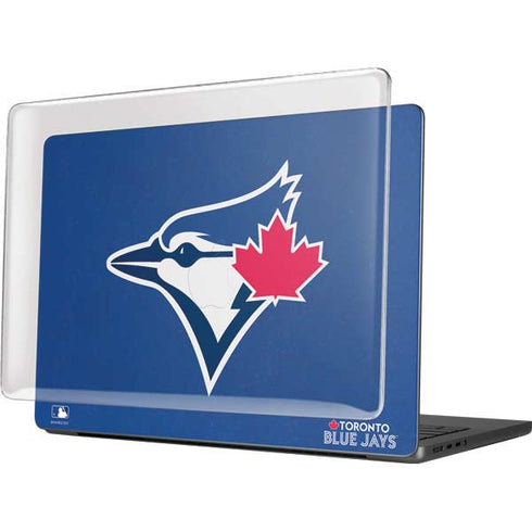 MLB Toronto Blue Jays Solid Distressed MacBook Pro 14in (2021-24) Case plus Skin