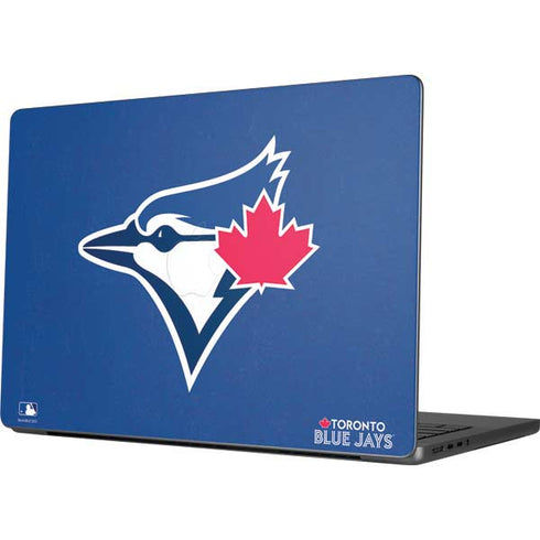 MLB Toronto Blue Jays Solid Distressed Apple MacBook Pro 14-inch Skin