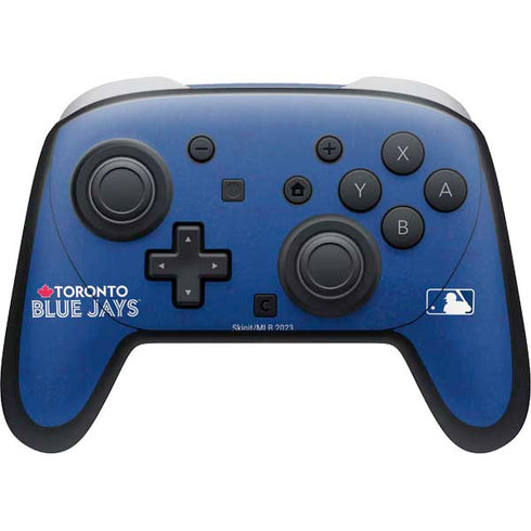 MLB Toronto Blue Jays Solid Distressed Nintendo Skins