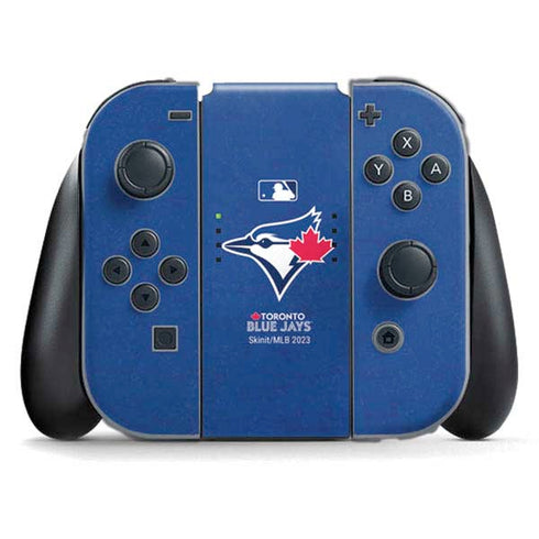 MLB Toronto Blue Jays Solid Distressed Nintendo Skins