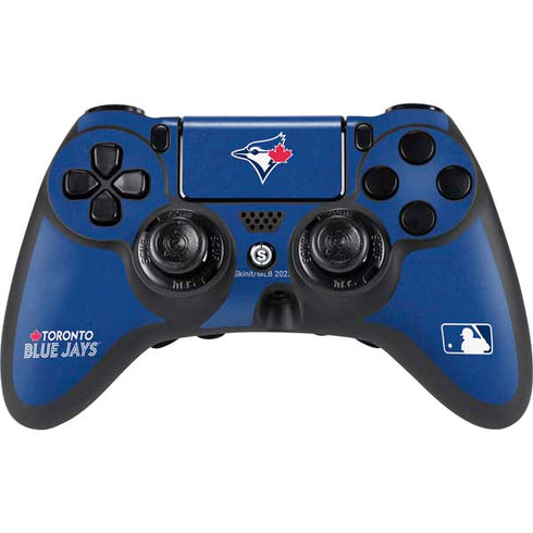 MLB Toronto Blue Jays Solid Distressed PlayStation PS4 Skins