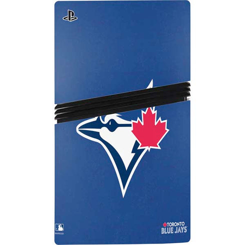 MLB Toronto Blue Jays Solid Distressed PS5 Pro Bundle Skin