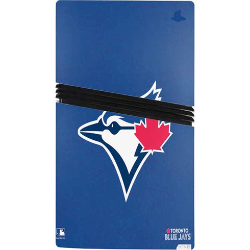 MLB Toronto Blue Jays Solid Distressed PS5 Pro Console Skin