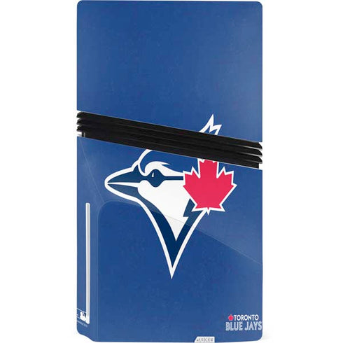 MLB Toronto Blue Jays Solid Distressed PS5 Pro Disk Bundle Skin